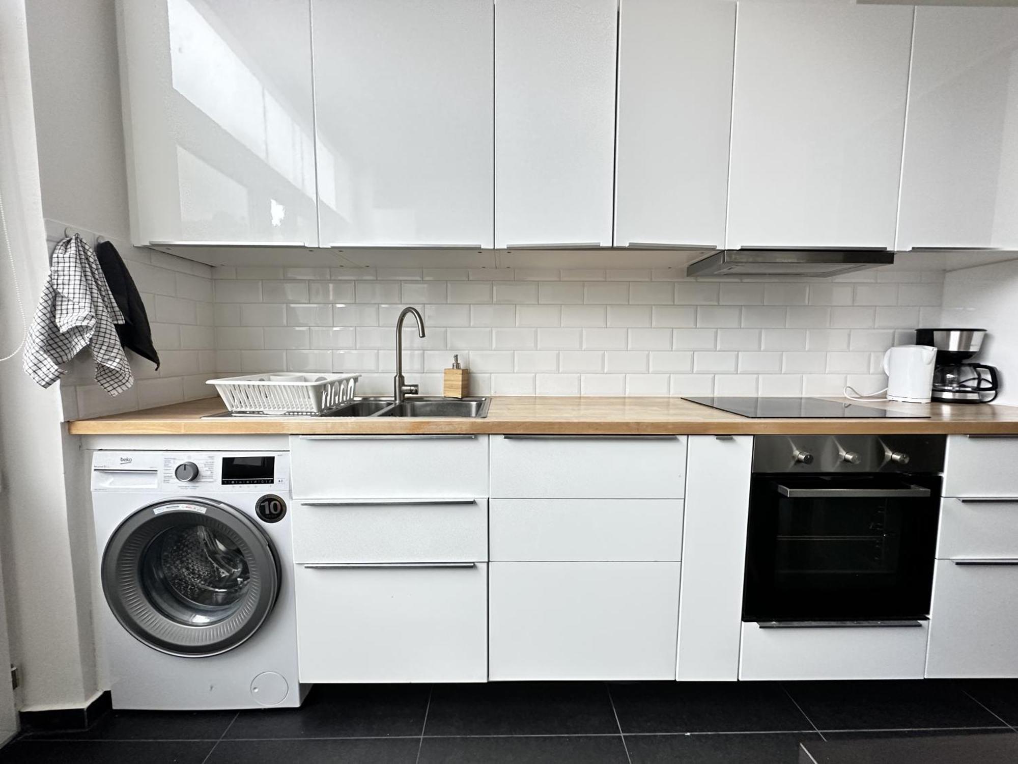 Trendy Flat In Brussels Apartment Bagian luar foto
